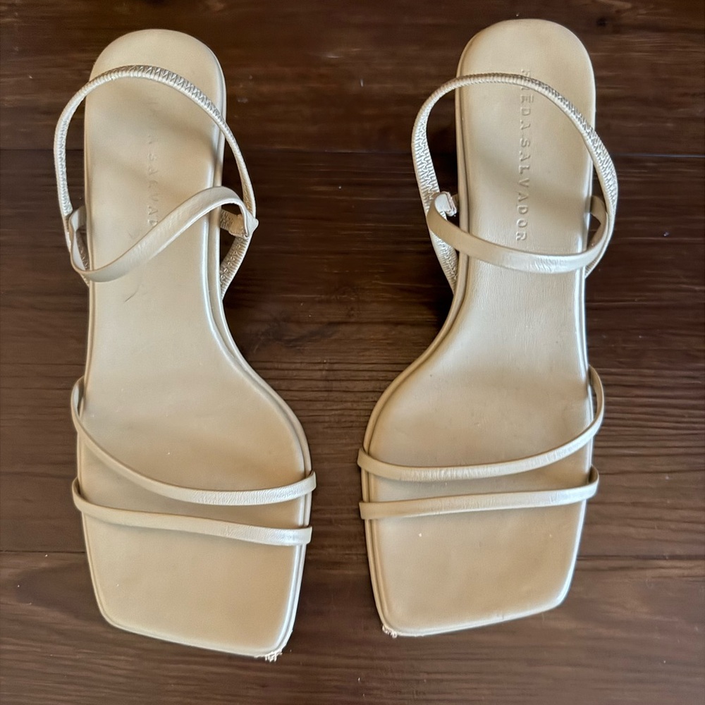 Fred Salvador Strappy Sandals – Nude, Size 
6